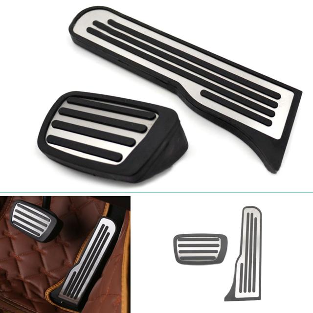 ブレーキペダル カバー キット シボレー カマロ 2016 2017 2018 左ハンドル 2ピース/セットブレーキ燃料ペダル アクセサリーの通販は