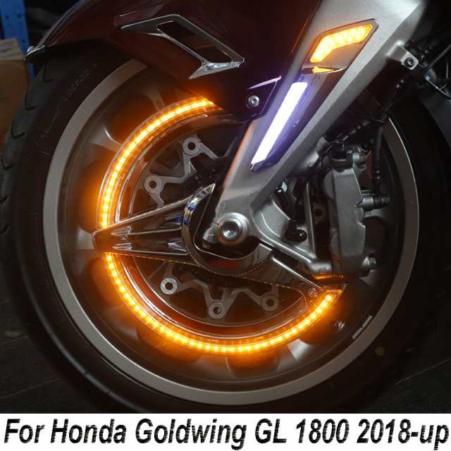 ホンダ ゴールドウイング GL1800 F6B バイク フロント ブレーキ フォーク マウント NAV LED ライト 2018 2019 2020 バイク カスタム パー