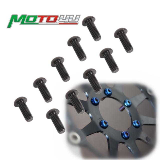 ドゥカティ ストリートファイター V4/V4S 2020 2021 M8*20 チタン フロント ブレーキ ディスク スクリュー ボルト メッキ カラー バイク カの通販は 5,614円