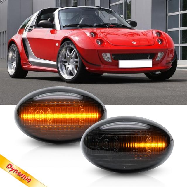 スマート ロードスター クーペ W452 コンバーチブル フォーツー カブリオ W450 ベンツ W168 W639 W447 ダイナ ミック LED サイド マーカーの通販は 8,380円