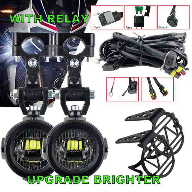 ランプ BMW R1200GS F800GS F700GS F650 K1600 バイク フォグランプ補助ライト 40W 6000K 改善 バイク カスタム パーツ アクセサリー 交