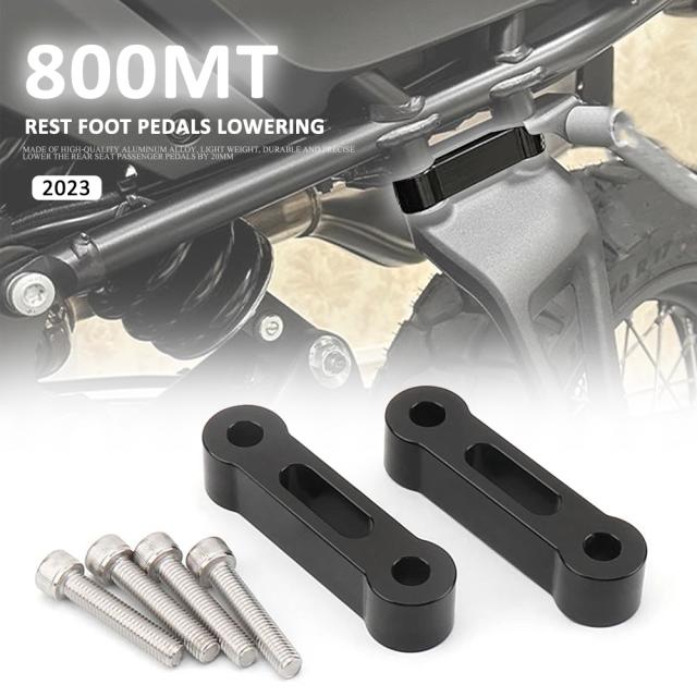 ロワーリアシートパッセンジャーペダルロワーリング2 0MM ブラケットキット CFMOTO 800MT 800 MT 800MT 2023 バイク カスタム パーツ アクの通販は