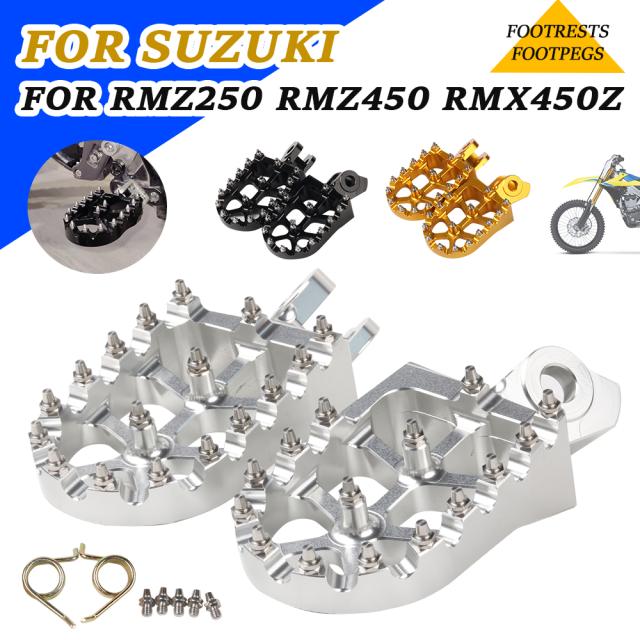 スズキ RM-Z250 RM-Z450 RMX450Z RM-Z 250 RMZ 450 RMX 450Z RMX 450 Z RMX450 Z バイク フットペグ フットレストフットペグ ペダル カスタ