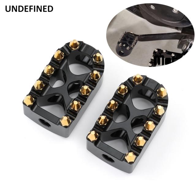 ハーレー スポーツスター 1200 ダイナ ストリート ボブ カスタム オートバイ フットペグ MX ワイド ファット フットレスト ペダル シフターの通販は 5,275円