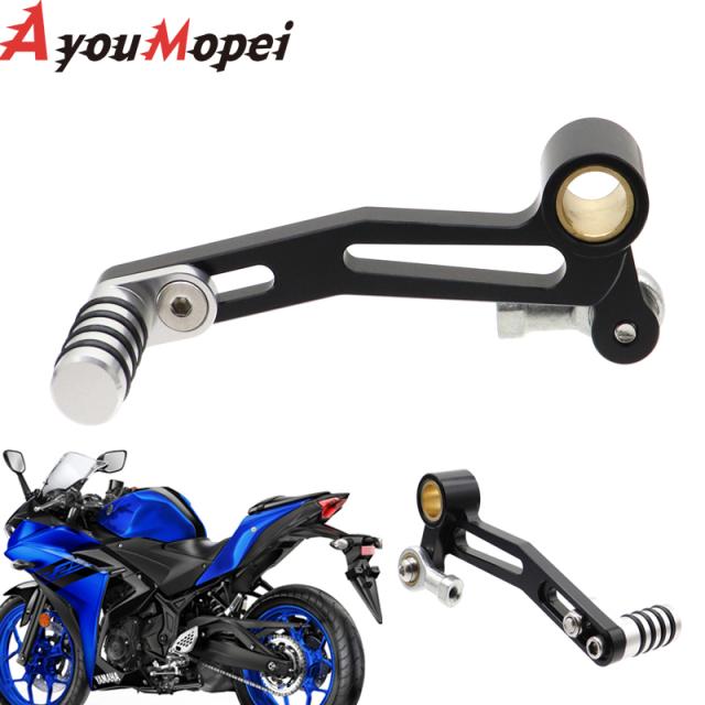 シフターペダルギアシフトレバー ヤマハ MT03 MT25 YZF R3 R25 2015-2024 オートバイ アクセサリー左フットペグ カスタムパーツ アクセサリの通販は 7,856円