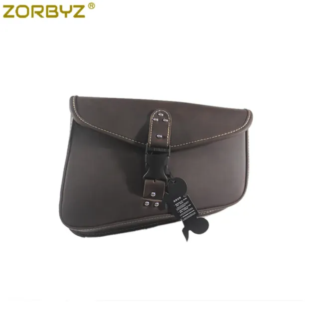 オートバイ レトロ PUレザー右側サドルバッグキャリアサドルバッグ ハーレー スポーツスター XL883 カスタムパーツ アクセサリー 交換用部の通販は