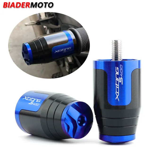 バイク 7/8インチ 22MM ハンドルバー ハンドグリップ ハンドルバー エンドキャップ KYMCO XCITING S400 S 400 2017-2020 付き カスタムパーの通販は 6,180円