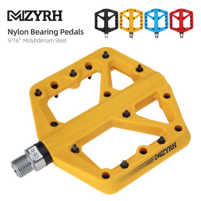 MZYRH 自転車ペダルナイロン 3 ベアリング自転車ペダル超軽量アンチスリップロード MTB ペダル防水自転車部品 カスタムパーツ アクセサリーの通販は