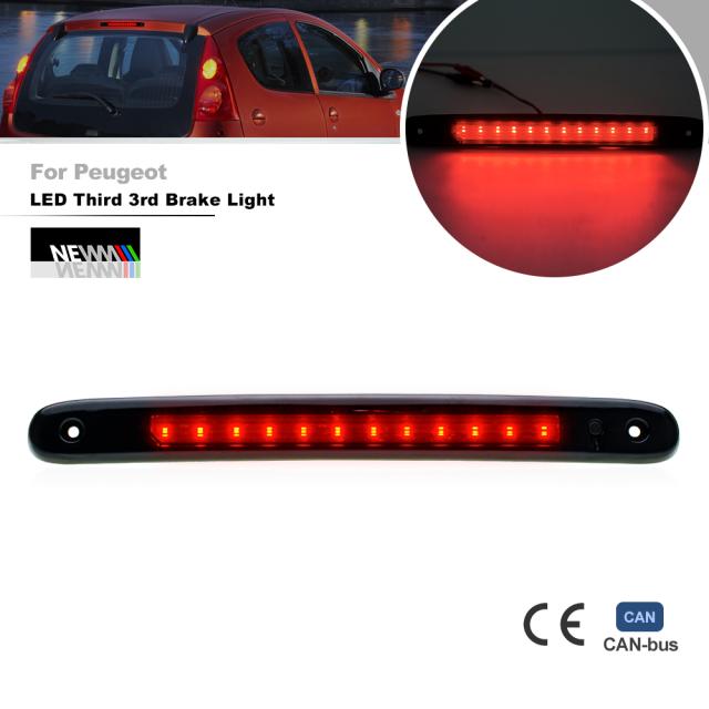 2005-2014 プジョー 107 シトロエン C1 トヨタ アイゴ ハッチ LED センターサード 3RD ブレーキライト テールハザード灯 ストップランプ 9,885円