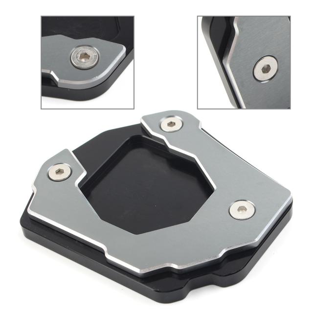 CNC アルミ バイク キック スタンド フットサイド スタンド 拡張パッドサポートプレート引伸 BMW ADV 2015 2016 2017 カスタムパーツ アクの通販は 5,880円