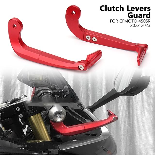 防水赤/青アルミ ブレーキ クラッチ レバー 保護 CFMOTO 450SR 450SR 450 SR 2022 2023の通販は