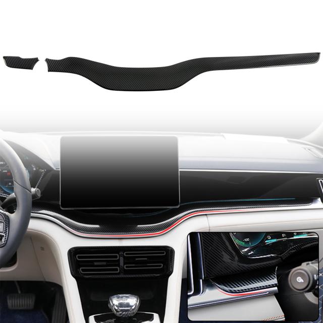 Lhd インテリアセンターコンソール装飾トリム byd song plus dm-i ev sealion 6 seal u 2021-2025用カーアクセサリー 2個