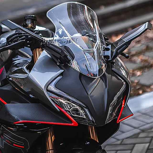 オートバイ フロントガラス CFMOTO 450SR 450 SR 450SR 2022 2023 ランニング距離計 バイザーフロントウインドシールドスクリーンディフレク