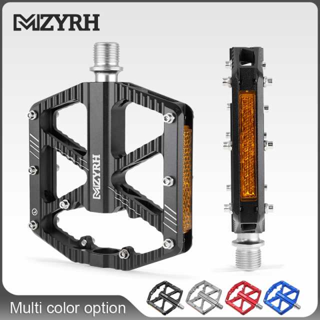 MZYRH F336 反射自転車ペダル 3 ベアリングノンスリップ MTB ペダル合金フラット防水自転車ペダル カスタムパーツ アクセサリー 交換用部品の通販は