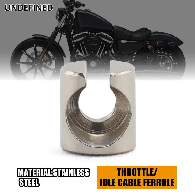 オートバイ のスロットルアイドルケーブルコントロールフェルール ハーレー ソフテイルスリム FLS ダイナファットボブツーリング FLHX FLHRの通販は