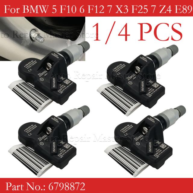 1/4個 6798872 アルピナ 6 D5 XD3 BMW F10 F07 F12 E84 F25 F26 E89 ミニ R60 R61 R59 36106798872 433MHZ TPMS タイヤ エア圧センサーの通販は