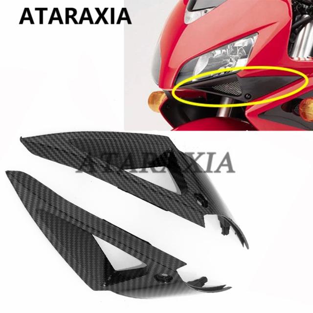 フロントサイドノーズカバー ヘッドライトサイドパネル カーボンペイントフェアリング ホンダ CBR1000RR 2004-07 バイク カスタム パーツの通販は