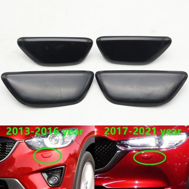 未塗装 フロントバンパー ヘッドライト ランプ ウォッシャーノズル スプレーカバー キャップ マツダ CX5 CX-5 2012-2015-21 カスタムパーツの通販は 8,080円