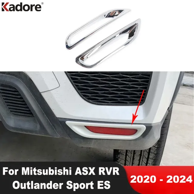 三菱 ASX RVR アウトランダースポーツ ES 2020-2023 2024 クロームリアテール FOGLIGHT フォグライト ランプ カバー トリム アクセサリーの通販は 6,670円