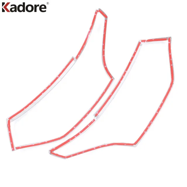 フロントヘッドライト カバー トリム 三菱 アウトランダー 2013 2014 2015 クロームヘッドライト フレームトリム 外装アクセサリー カスタ