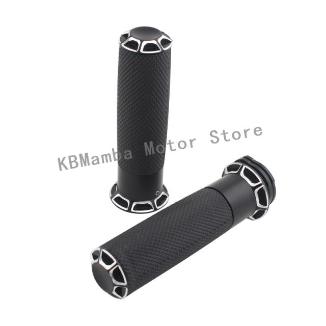 汎用 25MM 1INCH ハンドルバーハンドグリップ ハーレー クルーザースポーツスター 883 スズキ ヤマハ トライアンフ元 バイク カスタム パー