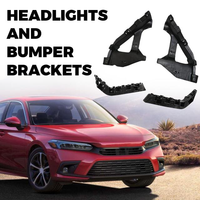 4個 ホンダ シビック 2016-21 ヘッドライト ブラケット フロント ランプ ホールド マウント サポート 71140-TBA-A00 71190-TBA-A00 カスタの通販は 8,380円