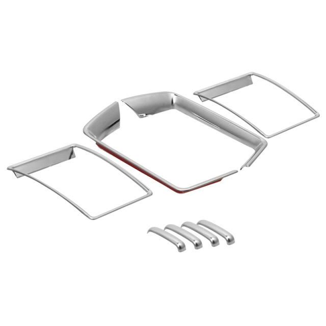 カーエアコン ベント AC アウトレット 装飾 フレーム カバー トリム 2016-2020 トヨタ ランドクルーザー 200 LC200 カスタムパーツ アクセの通販は 5,614円