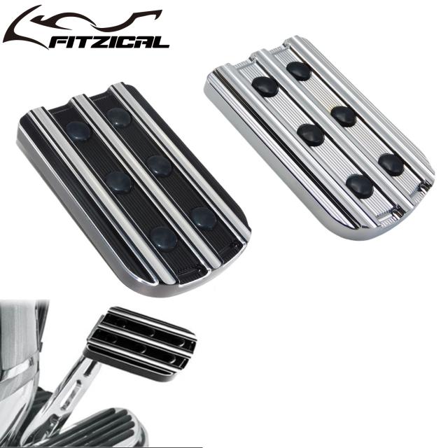 バイク 大型フットペグ フットレスト CNC ブレーキペダル パッドカバー ハーレー ソフテイル スリム FLS ツーリング ロードキング ロードグ 5,880円