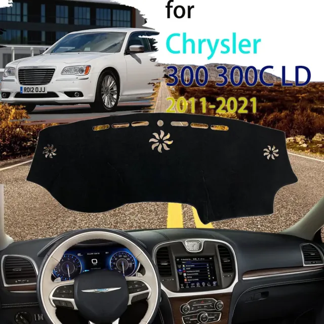 ダッシュボードセンターコントロールカバー マットクライスラー 300 300C LD ランチアテーマ 2011 2021 2013-21の通販は 5,491円