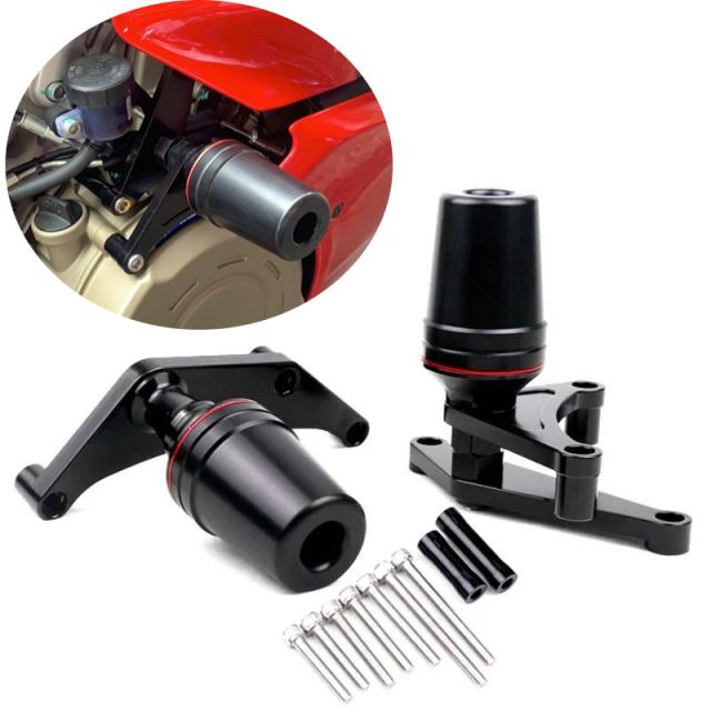 バイク 落下プロテクションフレームスライダーガード反クラッシュパッドプロテクション ドゥカティ V4 V4S パニガーレ 2018-2021 バイク カ