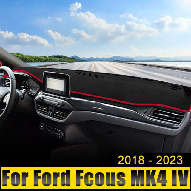 カーアクセサリー フォード フォーカス MK4 ST 2018-23 ダッシュボード カバー ライト パッド 回避紫外線カーペット滑り止めマット カスタの通販は