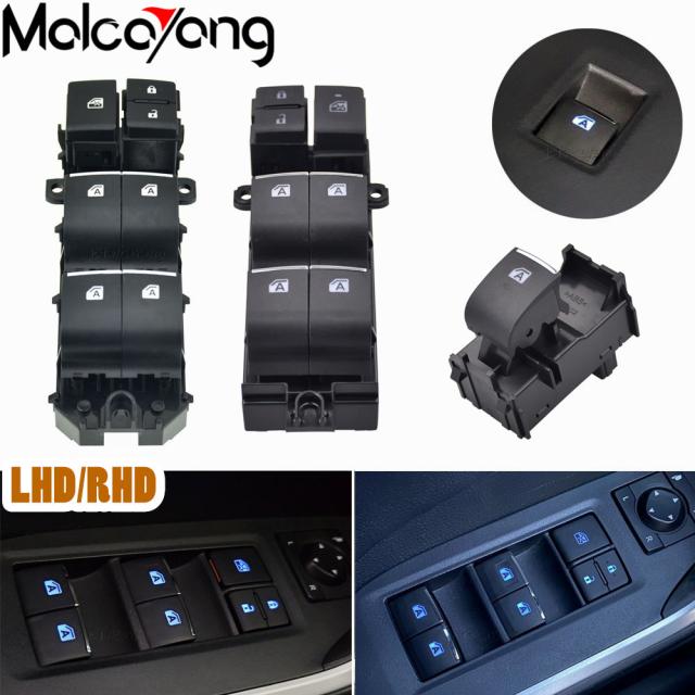 左ランニング車点灯 LED マスターパワー ウィンドウスイッチ 制御ブルーバックライト トヨタ カローラ RAV4 RAV 4 2019-2021 CHR カスタムの通販は