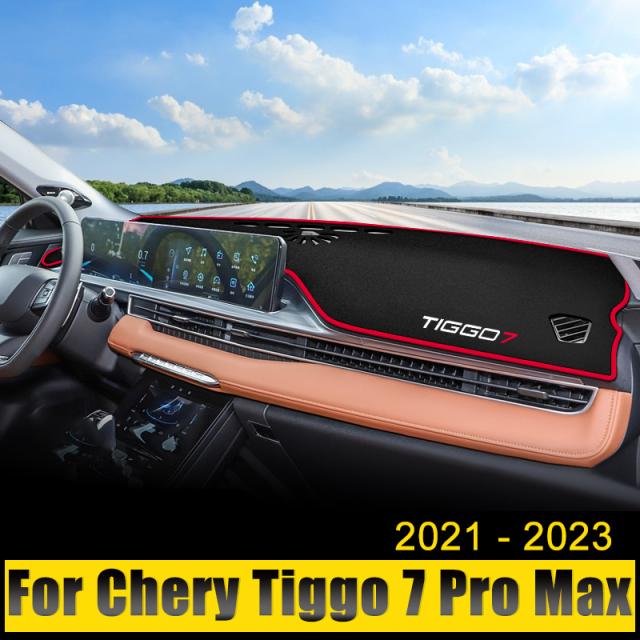CHERY TIGGO 7 PRO MAX 2021-23 ハイブリッドダッシュボード カバー 光回避パッド サンシェード抗UV カーペットケースノンスリップマットの通販は