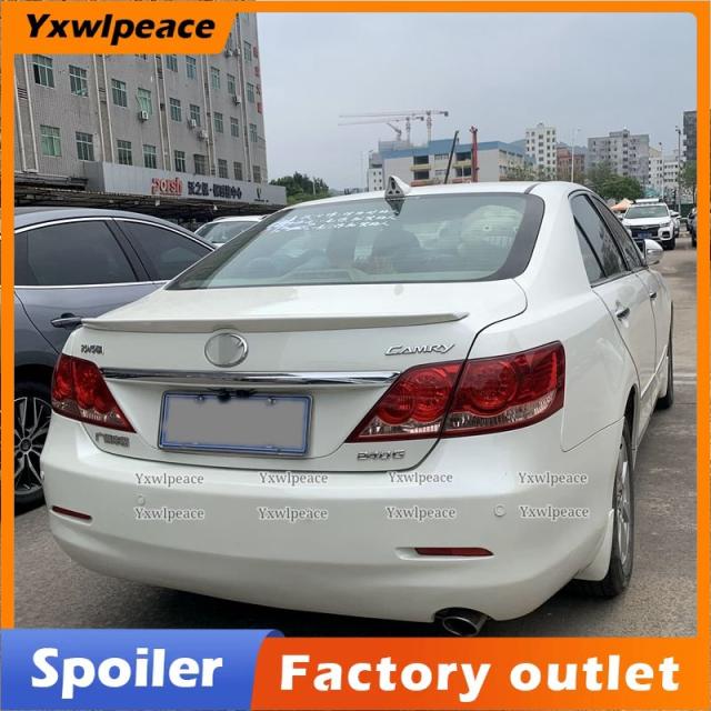 トヨタ カムリ スポイラー 2007 - 10 2011 ABS プラスチック 車用リアウィングデコレーション 未塗装カラー リア トランク リップスポイラー