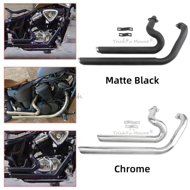 オートバイ マフラーマフラーサイレンサー ホンダ シャドウ VLX600 VLX400 VT600C VT600CD VT400 1988-08 アクセサリー カスタムパーツ ア 34,502円