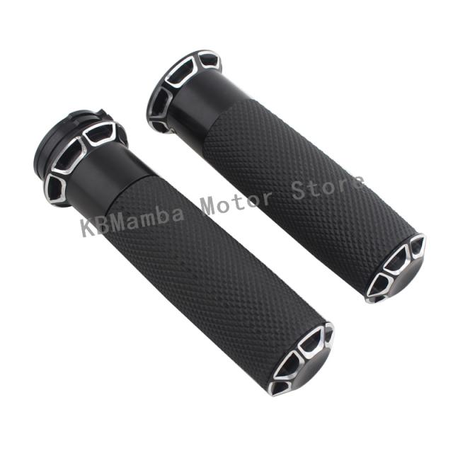 汎用 25MM 1INCH ハンドルバーハンドグリップ ハーレー クルーザースポーツスター 883 スズキ ヤマハ トライアンフ元 バイク カスタム パー