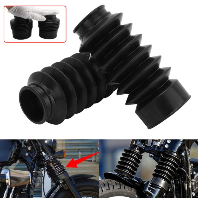 オートバイ アクセサリーフロントフォークブーツジャケット衝撃吸収カバー ゴム ハーレー スポーツスター X48 と 47MM カスタムパーツ アク