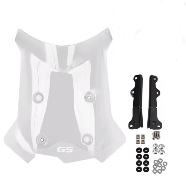 オートバイ フロントガラス 2024 BMW F800GS F 800GS ダブルバブルフロントガラス スクリーンウィンドディフレクターグレー カスタムパーツ