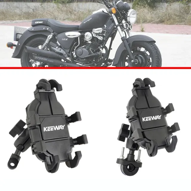 耐衝撃 KEEWAY ハリケーン 50 ビエステ 300 ザハラ超軽量 RKR RKV RKF 125 RKS 150 バイク 携帯電話ホルダーブラケット カスタムパーツ アの通販は