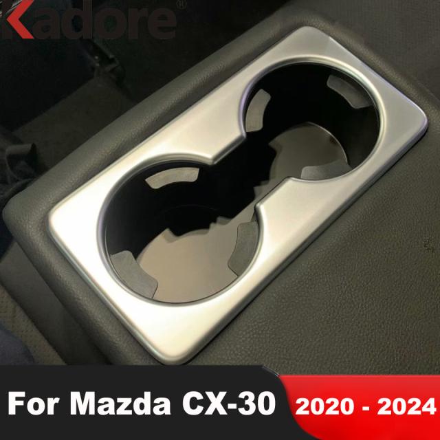 マツダ CX30 CX-30 2020-24 車リアウォーターカップホルダー フレームカバー トリム インテリア アクセサリー カスタムパーツ アクセサリーの通販は 8,280円
