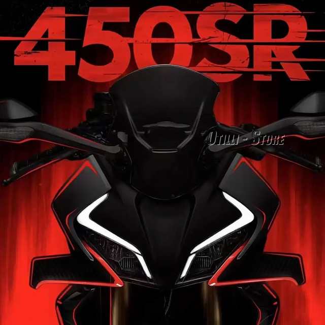 オートバイ フロントガラス CFMOTO 450SR 450 SR 450SR 2022 2023 ランニング距離計 バイザーフロントウインドシールドスクリーンディフレク