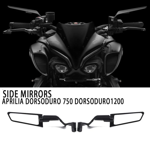 アプリリア DORSODURO 750 DORSODURO1200 汎用 バイク ミラー風ウィングサイドバック ミラー ACCESORIOS バイク カスタム パーツ アクセサの通販は