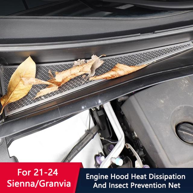 エンジン吸気カバー 防虫ネットカバー 装飾トリム トヨタ シエナグランビア 2021-2024 アクセサリー カスタムパーツ アクセサリー 交換用部の通販は 8,080円