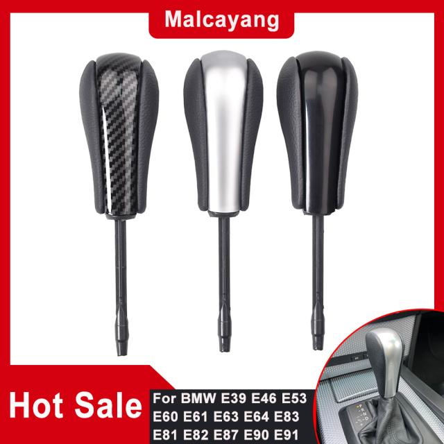 オートマチックカー ギア シフト ノブ BMW E39 E46 E53 E60 E61 E63 E64 E81 E82 E87 E90 E91 E92 E93 E83 ABS カーボン カー スタイリング