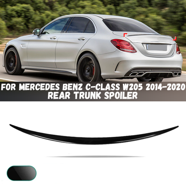 メルセデスベンツ C クラス W205 C180 C200 C300 C43 C63 2014-2020 リアトランクリッド車スポイラー ウィングチューニング外装アクセサリーの通販は 6,208円