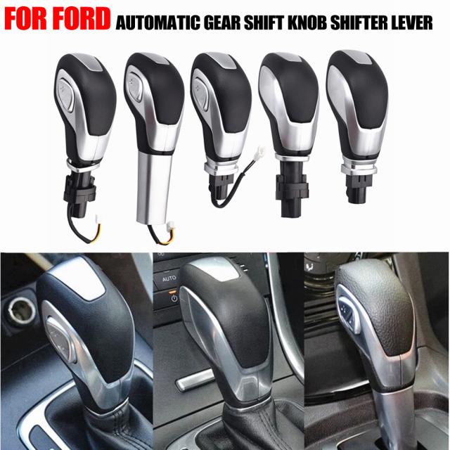 フォード クーガエッジモンデオフュージョンエコスポーツブラック+自動 ギアシフトノブ トランスミッションレバーシフターハンドルスティッの通販は 6,856円