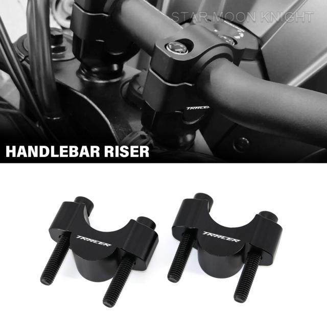 ヤマハ TRACER9 2021 2022 - アルミニウムハンドルバーライザークランプアダプターハンドルバー高アクセサリー バイク カスタム パーツ ア 5,980円
