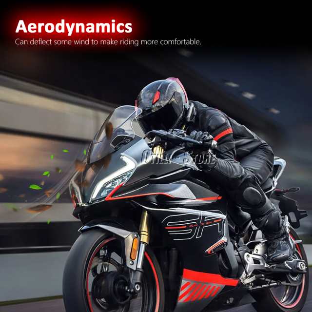 オートバイ フロントガラス CFMOTO 450SR 450 SR 450SR 2022 2023 ランニング距離計 バイザーフロントウインドシールドスクリーンディフレク