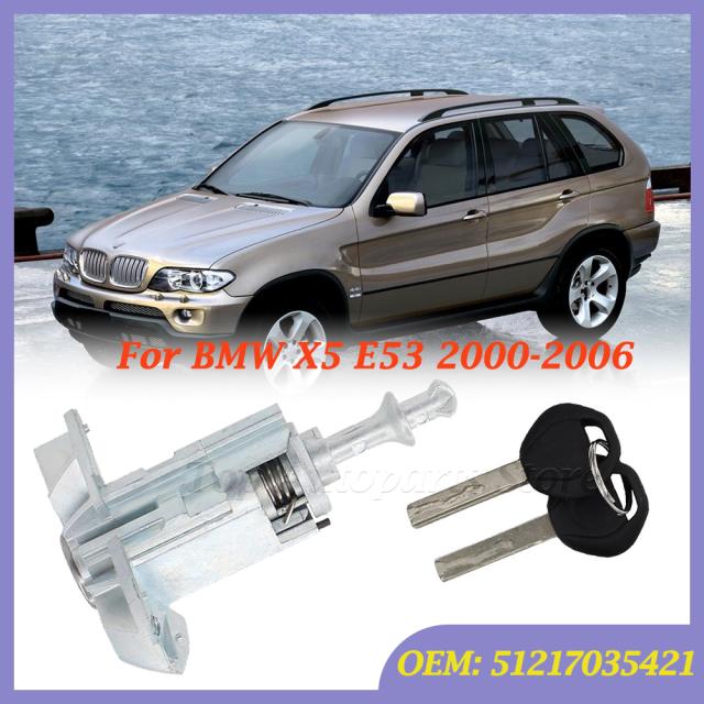 BMW X5 E53 2000-2006 LHD 左ハンドル用席 ドアロック シリンダーキー ドアロック シリンダーセット 51217035421 カスタムパーツ アクセサの通販は 5,068円