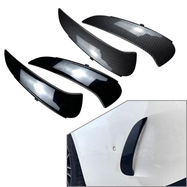 リアバンパー スプリッター スポイラー リップエアアウトレットトリム メルセデスベンツ C クラス W206 S206 C200 C220 C260 C300 C43 C63の通販は